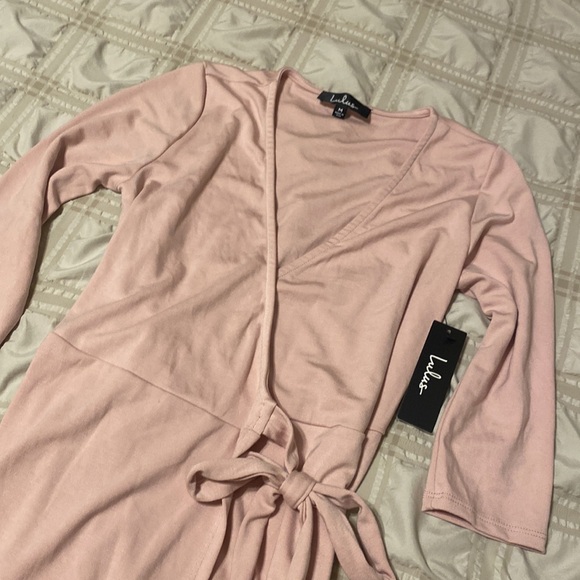 Lulus TWIRL-WORTHY Wrap Dress - Picture 3 of 6